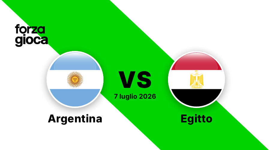 Argentina vs Egitto Pronostici Mondiali 2026
